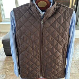 Brand New with Tags Crown Crafted Peter Millar Classic Hunter Brown Vest Large